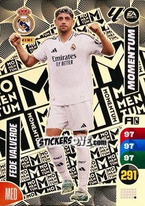 Sticker Fede Valverde - LaLiga 2024-2025. Adrenalyn XL
 n. M1 - Panini