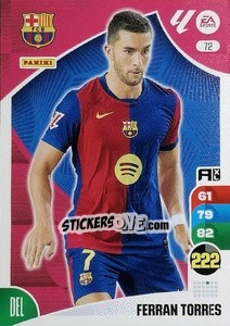 Sticker Ferrán Torres - LaLiga 2024-2025. Adrenalyn XL
 n. 72 - Panini