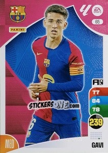 Sticker Gavi - LaLiga 2024-2025. Adrenalyn XL
 n. 65 - Panini