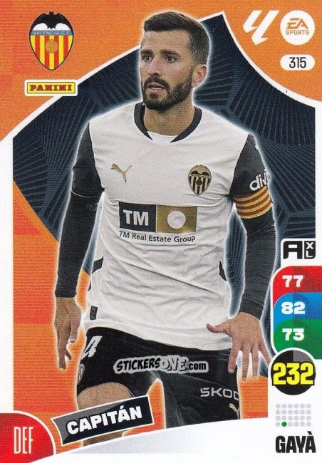 Sticker Gayà - LaLiga 2024-2025. Adrenalyn XL
 n. 315 - Panini