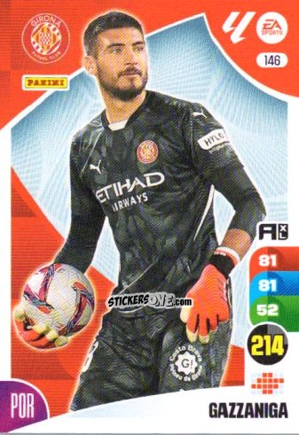 Sticker Gazzaniga - LaLiga 2024-2025. Adrenalyn XL
 n. 146 - Panini