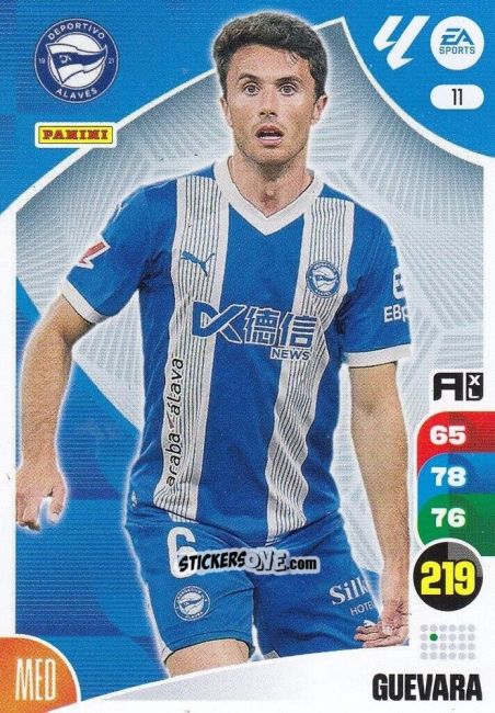 Sticker Guevara - LaLiga 2024-2025. Adrenalyn XL
 n. 11 - Panini