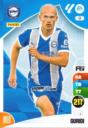 Sticker Guridi - LaLiga 2024-2025. Adrenalyn XL
 n. 13 - Panini