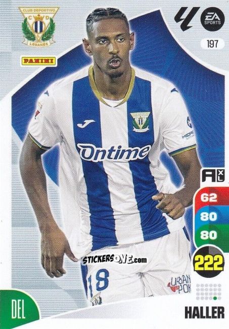 Sticker Haller - LaLiga 2024-2025. Adrenalyn XL
 n. 197 - Panini