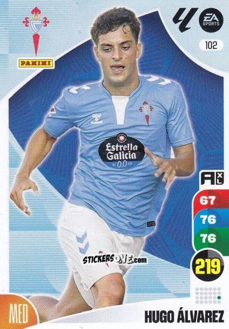 Sticker Hugo Álvarez - LaLiga 2024-2025. Adrenalyn XL
 n. 102 - Panini