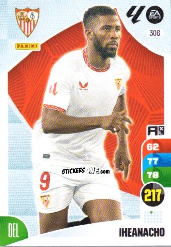 Sticker Iheanacho - LaLiga 2024-2025. Adrenalyn XL
 n. 306 - Panini