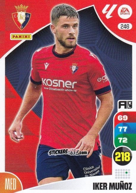 Sticker Iker Muñoz - LaLiga 2024-2025. Adrenalyn XL
 n. 246 - Panini
