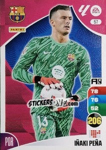Sticker Iñaki Peña - LaLiga 2024-2025. Adrenalyn XL
 n. 57 - Panini