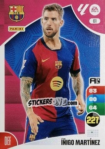 Sticker Íñigo Martínez - LaLiga 2024-2025. Adrenalyn XL
 n. 61 - Panini