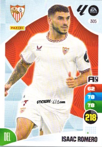 Sticker Isaac Romero - LaLiga 2024-2025. Adrenalyn XL
 n. 305 - Panini