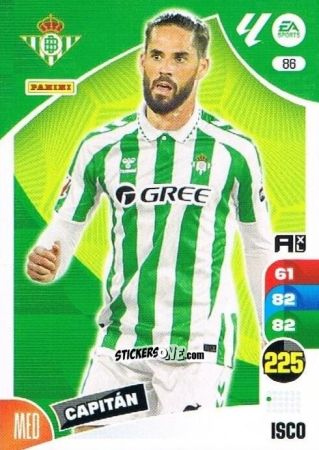 Sticker Isco - LaLiga 2024-2025. Adrenalyn XL
 n. 86 - Panini