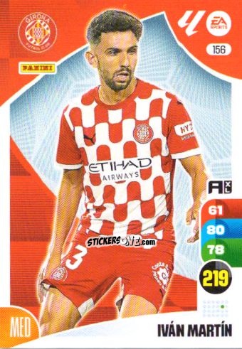 Sticker Iván Martín - LaLiga 2024-2025. Adrenalyn XL
 n. 156 - Panini