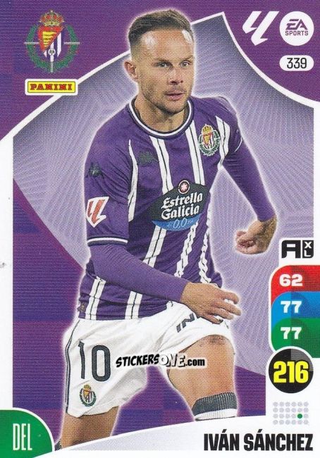 Sticker Iván Sánchez - LaLiga 2024-2025. Adrenalyn XL
 n. 339 - Panini