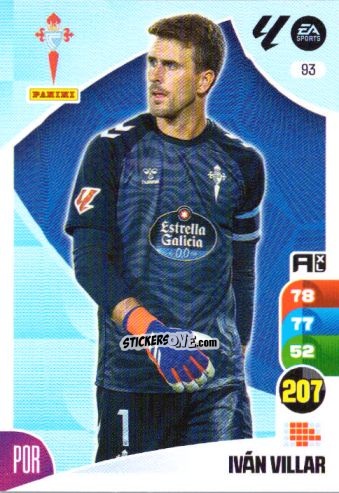 Sticker Iván Villar - LaLiga 2024-2025. Adrenalyn XL
 n. 93 - Panini
