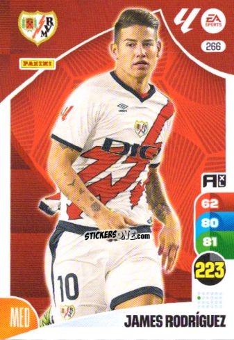 Sticker James Rodríguez - LaLiga 2024-2025. Adrenalyn XL
 n. 266 - Panini
