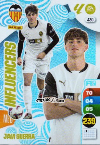 Sticker Javi Guerra - LaLiga 2024-2025. Adrenalyn XL
 n. 430 - Panini