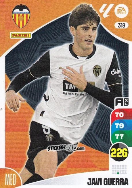 Sticker Javi Guerra - LaLiga 2024-2025. Adrenalyn XL
 n. 319 - Panini