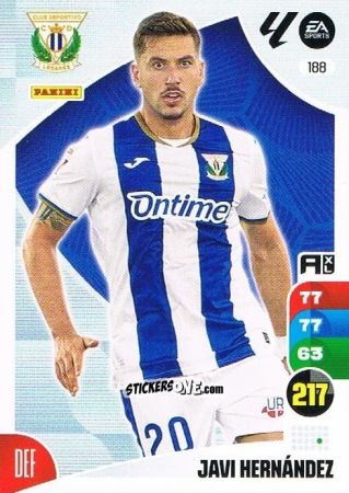 Sticker Javi Hernández - LaLiga 2024-2025. Adrenalyn XL
 n. 188 - Panini