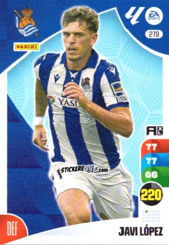 Sticker Javi López - LaLiga 2024-2025. Adrenalyn XL
 n. 279 - Panini