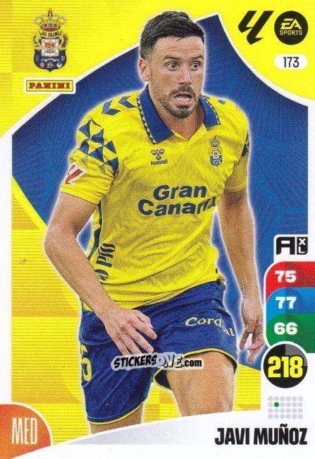 Sticker Javi Muñoz - LaLiga 2024-2025. Adrenalyn XL
 n. 173 - Panini
