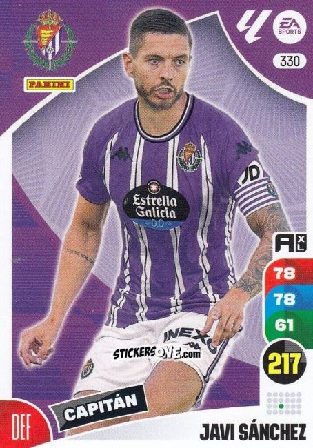 Sticker Javi Sánchez - LaLiga 2024-2025. Adrenalyn XL
 n. 330 - Panini