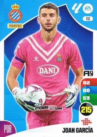 Cromo Joan García - LaLiga 2024-2025. Adrenalyn XL
 n. 110 - Panini