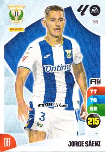 Sticker Jorge Sáenz - LaLiga 2024-2025. Adrenalyn XL
 n. 186 - Panini