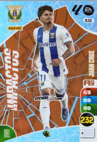 Cromo Juan Cruz - LaLiga 2024-2025. Adrenalyn XL
 n. 438 - Panini