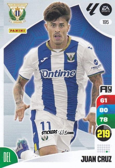 Sticker Juan Cruz - LaLiga 2024-2025. Adrenalyn XL
 n. 195 - Panini