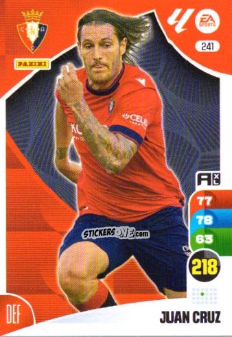 Sticker Juan Cruz - LaLiga 2024-2025. Adrenalyn XL
 n. 241 - Panini