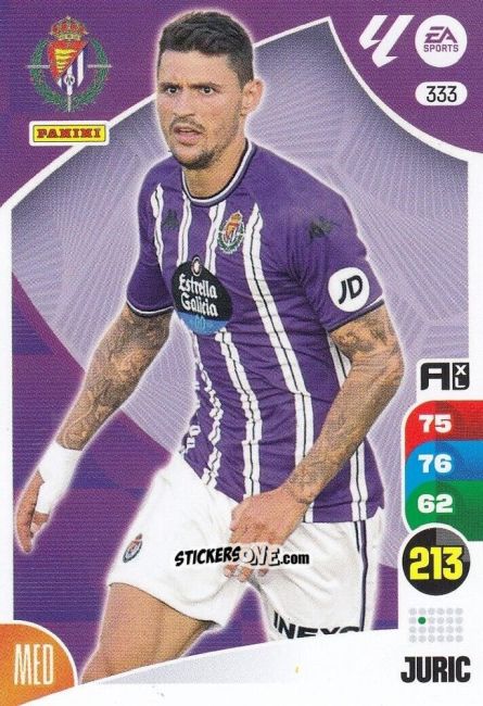 Sticker Juric - LaLiga 2024-2025. Adrenalyn XL
 n. 333 - Panini