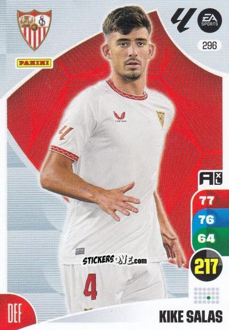 Figurina Kike Salas - LaLiga 2024-2025. Adrenalyn XL
 n. 296 - Panini