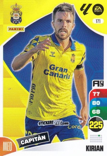 Sticker Kirian - LaLiga 2024-2025. Adrenalyn XL
 n. 171 - Panini