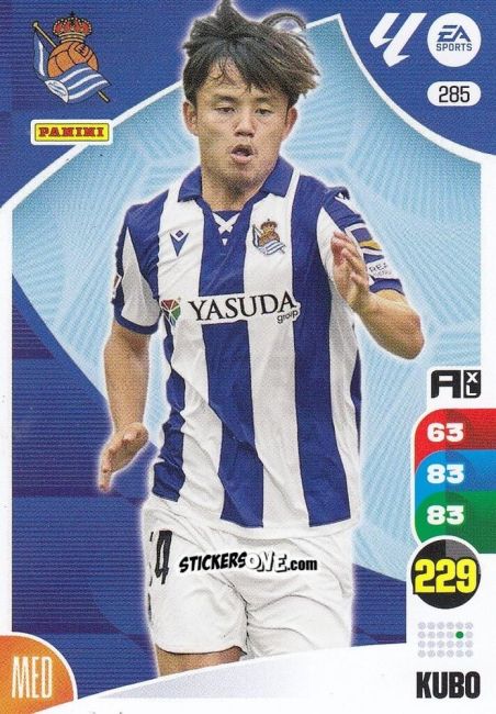 Sticker Kubo - LaLiga 2024-2025. Adrenalyn XL
 n. 285 - Panini