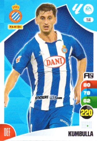 Sticker Kumbulla - LaLiga 2024-2025. Adrenalyn XL
 n. 114 - Panini
