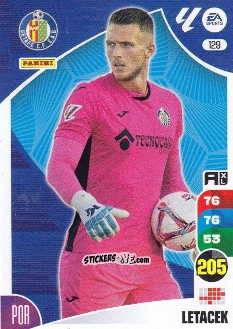 Sticker Letacek - LaLiga 2024-2025. Adrenalyn XL
 n. 129 - Panini