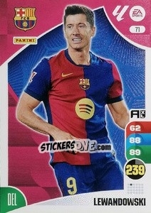 Sticker Lewandowski - LaLiga 2024-2025. Adrenalyn XL
 n. 71 - Panini