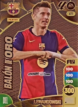 Sticker Lewandowski - LaLiga 2024-2025. Adrenalyn XL
 n. 471 - Panini