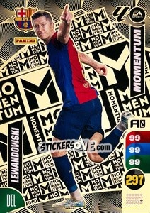 Sticker Lewandowski - LaLiga 2024-2025. Adrenalyn XL
 n. M3 - Panini