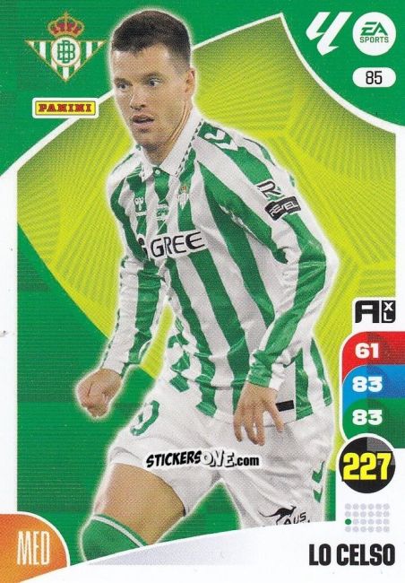 Sticker Lo Celso - LaLiga 2024-2025. Adrenalyn XL
 n. 85 - Panini