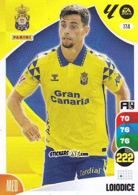 Cromo Loiodice - LaLiga 2024-2025. Adrenalyn XL
 n. 174 - Panini