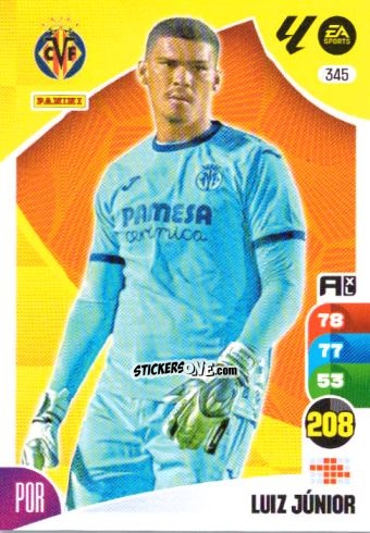 Sticker Luiz Júnior - LaLiga 2024-2025. Adrenalyn XL
 n. 345 - Panini