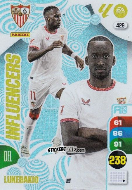 Sticker Lukebakio - LaLiga 2024-2025. Adrenalyn XL
 n. 429 - Panini