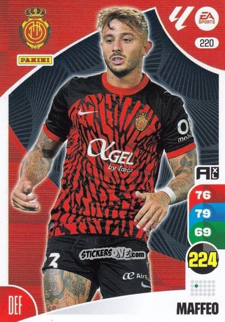Sticker Maffeo - LaLiga 2024-2025. Adrenalyn XL
 n. 220 - Panini