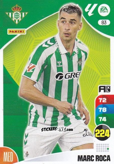 Cromo Marc Roca - LaLiga 2024-2025. Adrenalyn XL
 n. 83 - Panini