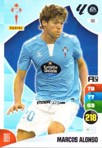 Sticker Marcos Alonso - LaLiga 2024-2025. Adrenalyn XL
 n. 99 - Panini
