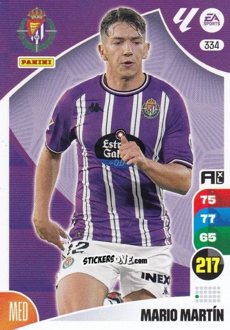 Sticker Mario Martín - LaLiga 2024-2025. Adrenalyn XL
 n. 334 - Panini