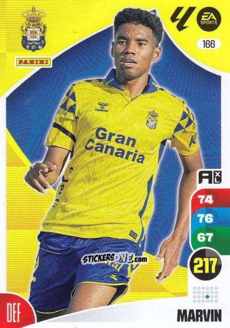 Cromo Marvin - LaLiga 2024-2025. Adrenalyn XL
 n. 166 - Panini