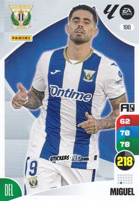 Sticker Miguel - LaLiga 2024-2025. Adrenalyn XL
 n. 196 - Panini