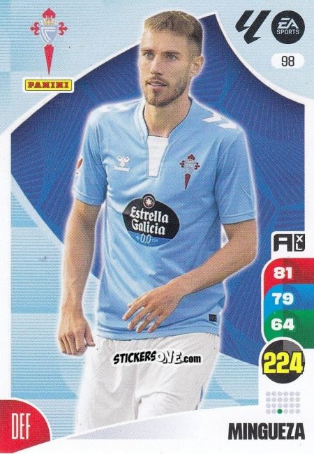 Sticker Mingueza - LaLiga 2024-2025. Adrenalyn XL
 n. 98 - Panini